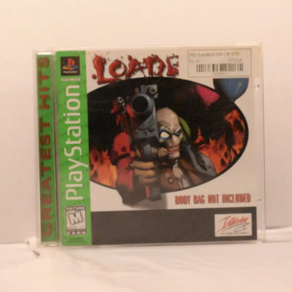 Loaded PS1 Greatest Hits With Manual Case Disc PlayStation